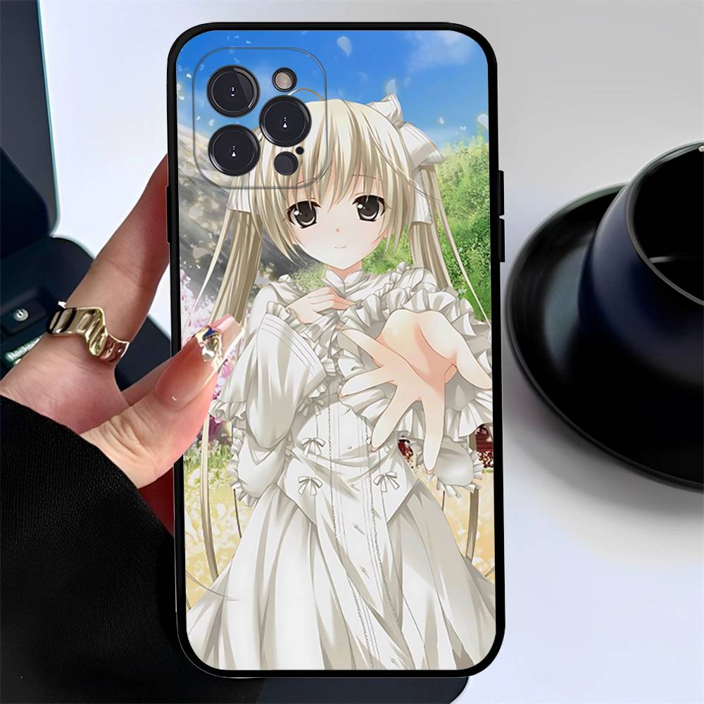 Yosuga No Sora Cartoon Phone Case Silicone Soft For Iphone 16 15 14 13 12 11 Pro Mini XS MAX Plus X Cover