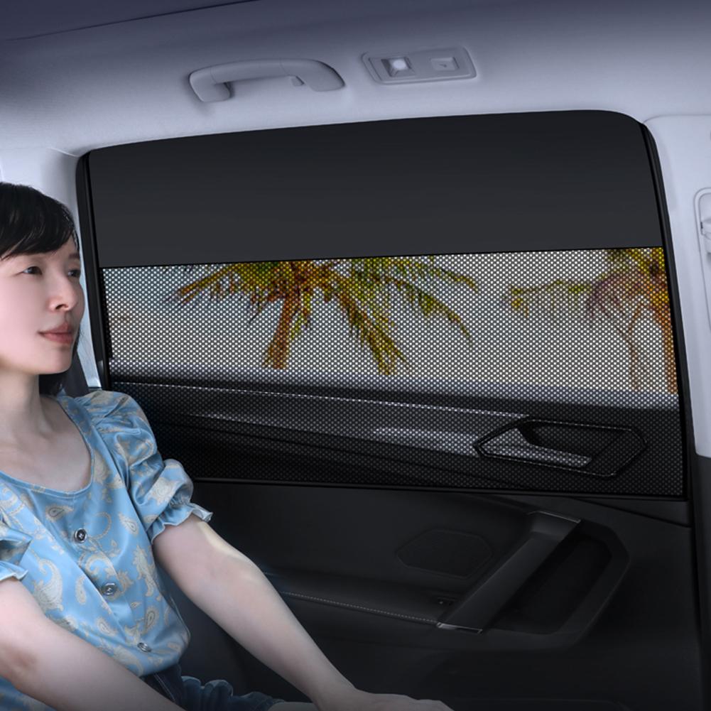 Magnetic Car Window Shades Universal Side Window Sun Shades Summer Protective Window Shade for Car Camping Napping Sleeping
