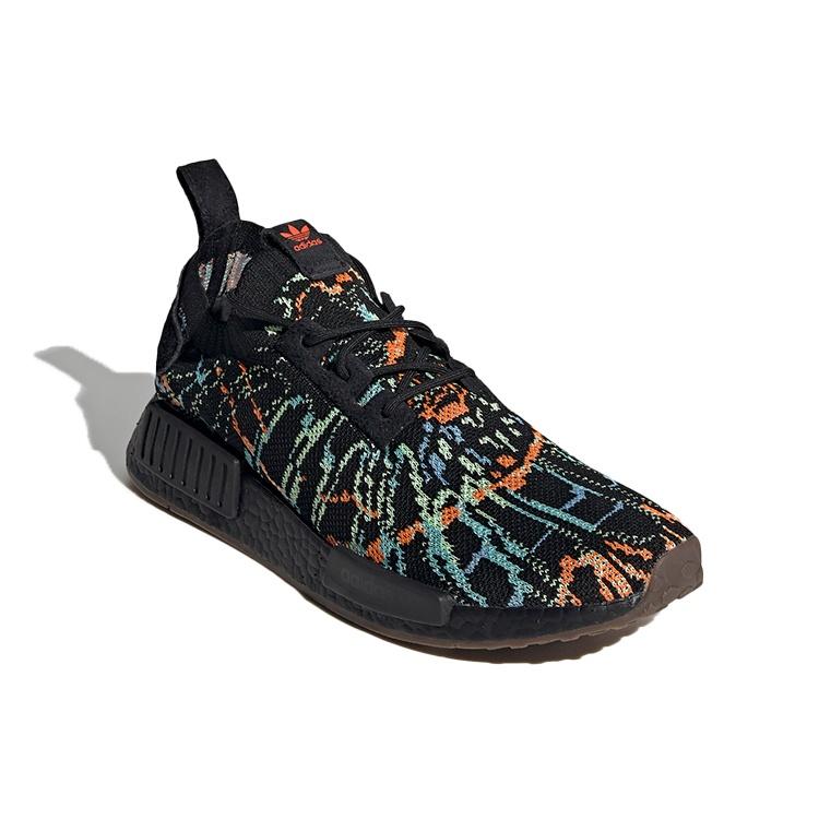 adidas NMD_R1 Primeknit 'Black Glitch' Мужские G57941