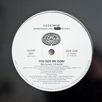 12-дюймовая пластинка II D EXTREME - You Got Me Goin' GAS8P3857 Gasoline Alley 1996 США Рэп и хип-хоп/R&B Б/У