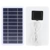 2W 5V Polycrystalline Silicon Solar Panel Outdoor Solar Battery Charger Mobile Power Supply for Charging Mobile Phone