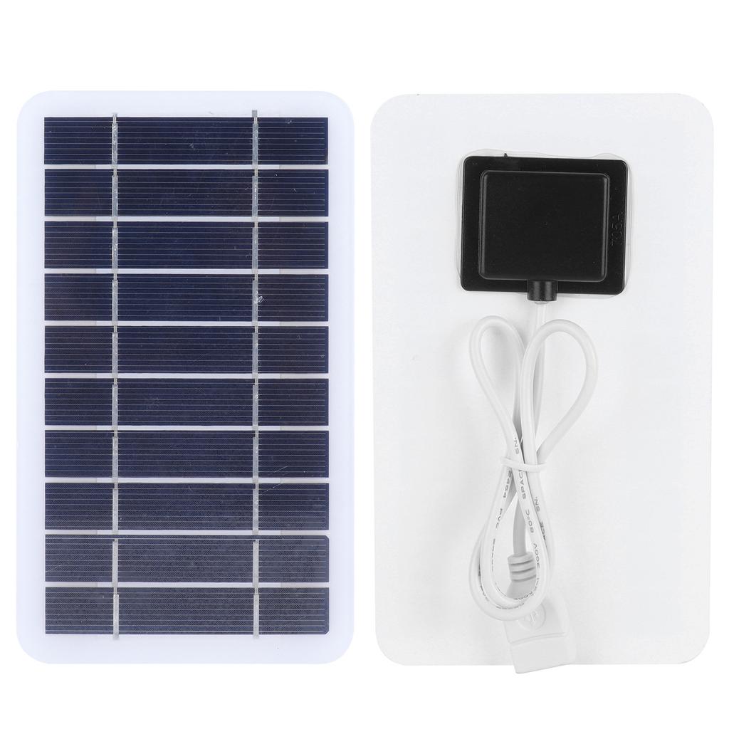 2W 5V Polycrystalline Silicon Solar Panel Outdoor Solar Battery Charger Mobile Power Supply for Charging Mobile Phone