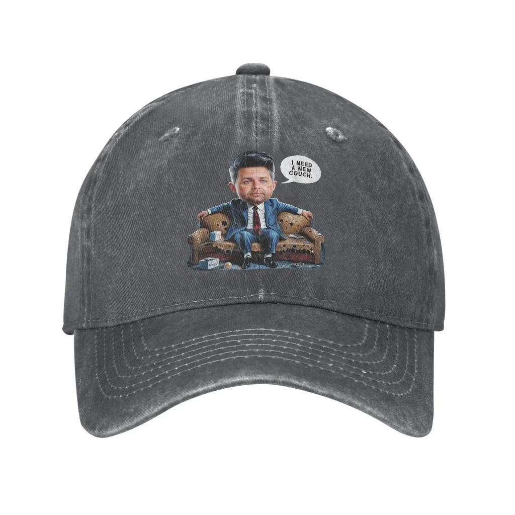 Jd Vance I Need A New Couch Funny Political Weird Meme Casual Baseball Cap Summer Trucker Hat Women Men Y2k Funny Baseball Caps