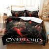 Fashion 3D Print Skeleton Anime Overlord Bedding Collection Single Twin Full Queen King Size Bed Collection Adult Kid Bedroom Duvet Cover Collections