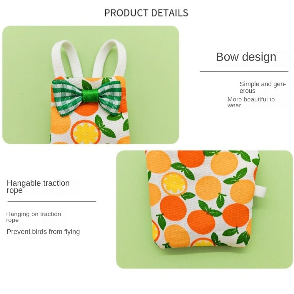 Bowtie Parrot Flight Suit Breathable Pet Bird Clothes New Parrot Diaper Daily Wear