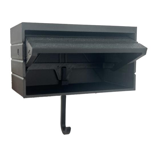 Wall Mount Key Holder Easy Installation Fun 3D Printed Car Garage with Opening Door Entryway Key Rack