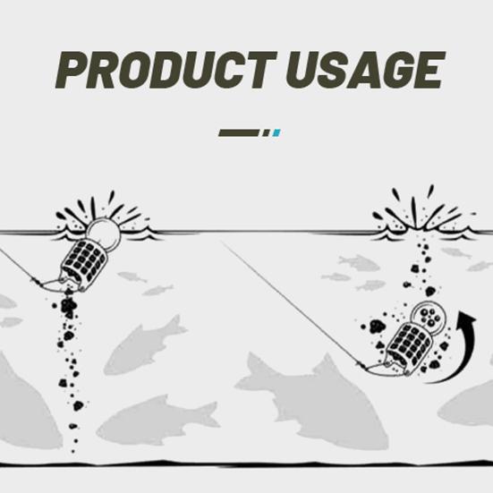 Корзина для кормушки для рыб, ловушка для рыболовной приманки, клетка, кормушка для крупных приманок с наполняемым поплавком-шариком, подарок для любителей рыбалки