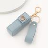 Love Lipstick Keychain Pendant: Thick Leather Car Accessory & Mini Storage Bag Gift Ornament