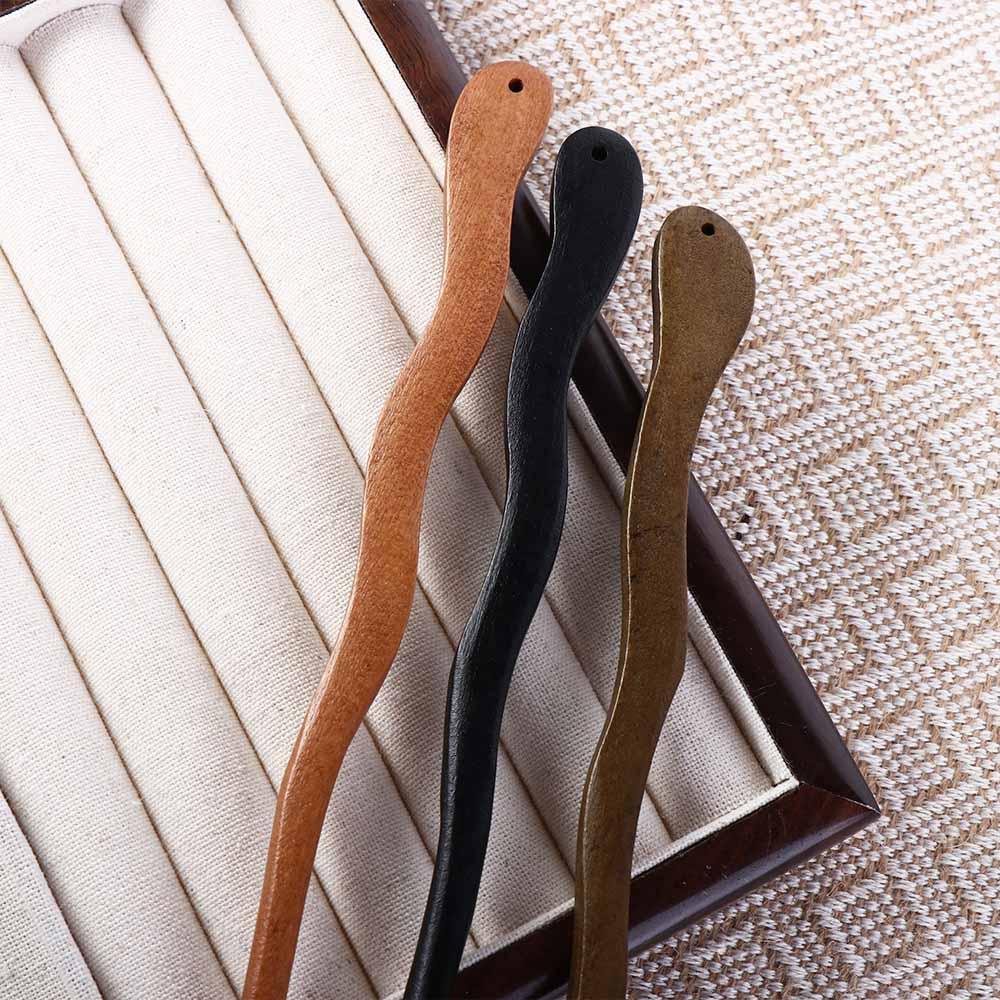 For Girl Cheongsam Disk Hair Hairpin Chinese Style Hair Fork Hair Accessories Wooden Hair Stick