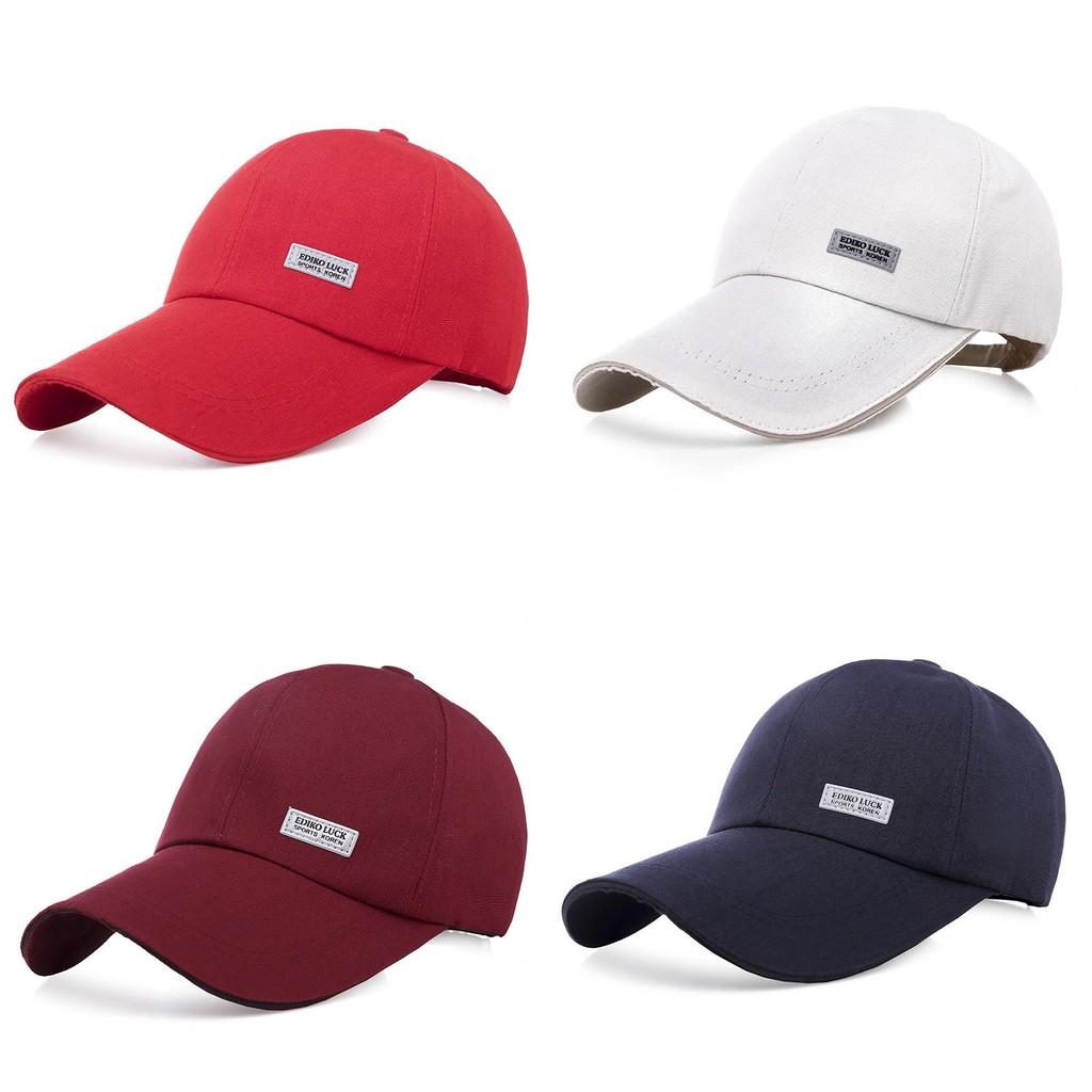 Versatile Baseball Cap With Adjustable Size And Cotton Blend For Spring Wear