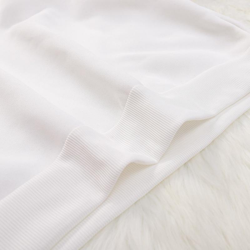 Новая зимняя мода женская одежда с принтом перьев повседневная толстовка с длинным рукавом футболка женская круглая горловина пуловер свитер