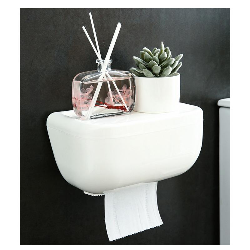 Не оставляющая следов клейкая лента Коробка для туалетной бумаги Коробка для салфеток Коробка для рулонов бумаги Стойка для хранения туалетной бумаги без перфорации