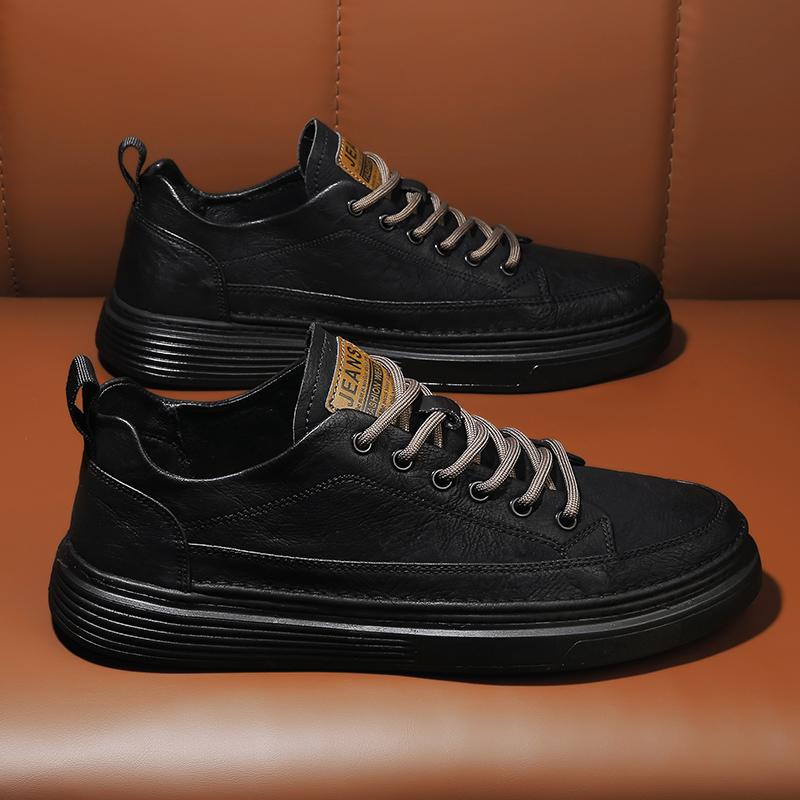 Мужские повседневные модные кроссовки для скейтбординга на четыре сезона, удобные для студентов, трендовые кроссовки для мальчиков с мягкой подошвой, дышащая обувь