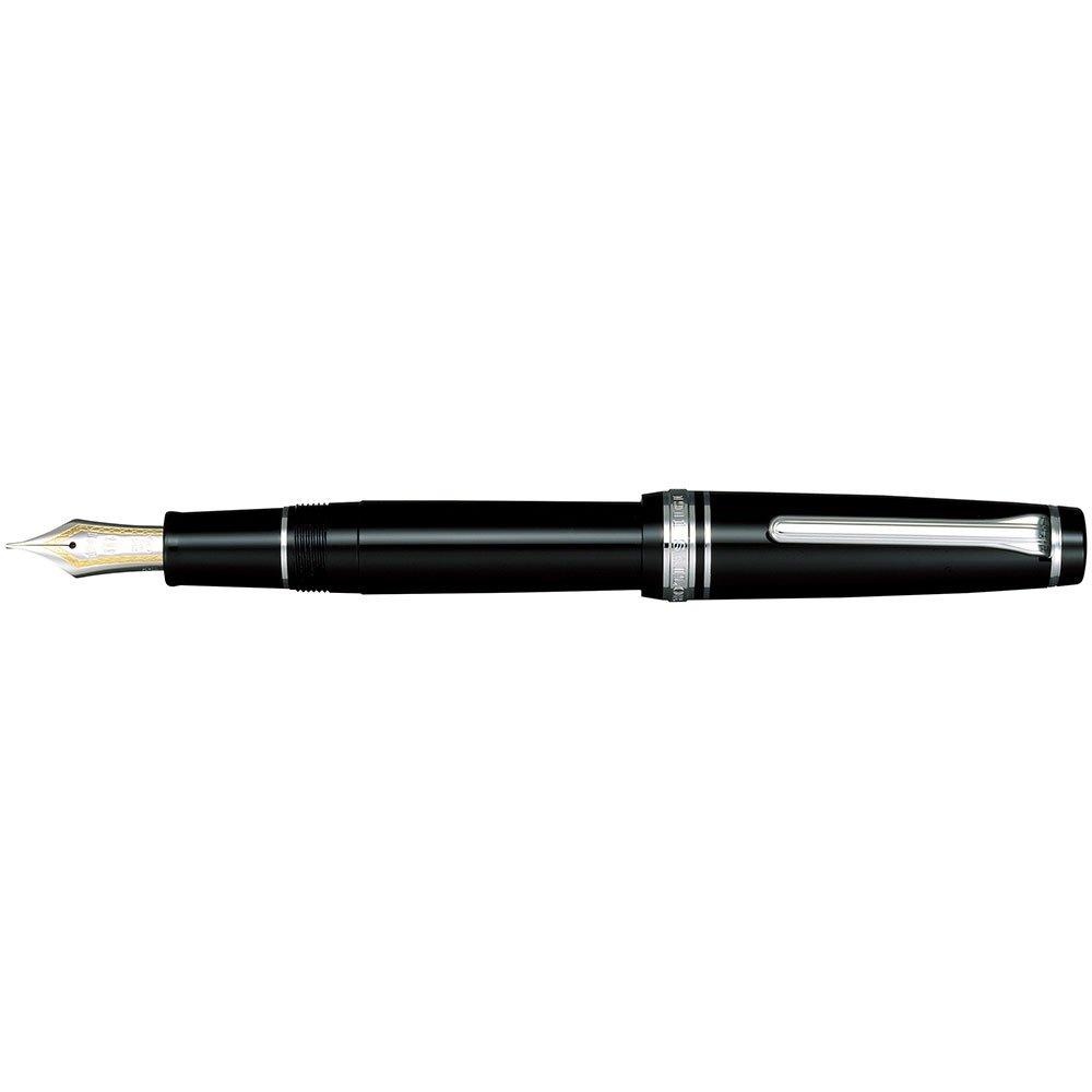 Sailor Professional Gear Fountain Fine Pen, Silver, Black, Nib, 11-2037-220
