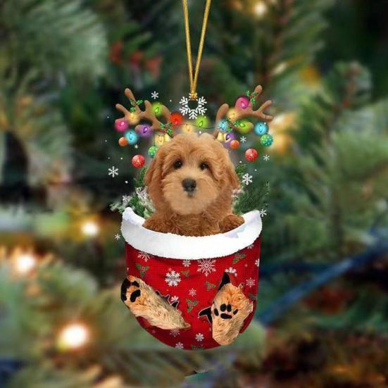 Подвеска на рождественскую елку, забавные чулки, дизайн, двухсторонняя печать, невыцветающие очаровательные украшения