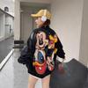 Европейский модный бренд Mickey Sigongge женская весенняя свободная универсальная куртка-бомбер топ