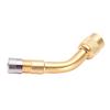 135 Degree Brass Air Tyre Valve Schrader Valve Stem with Extension Adapter for Car Truck Motorcycle