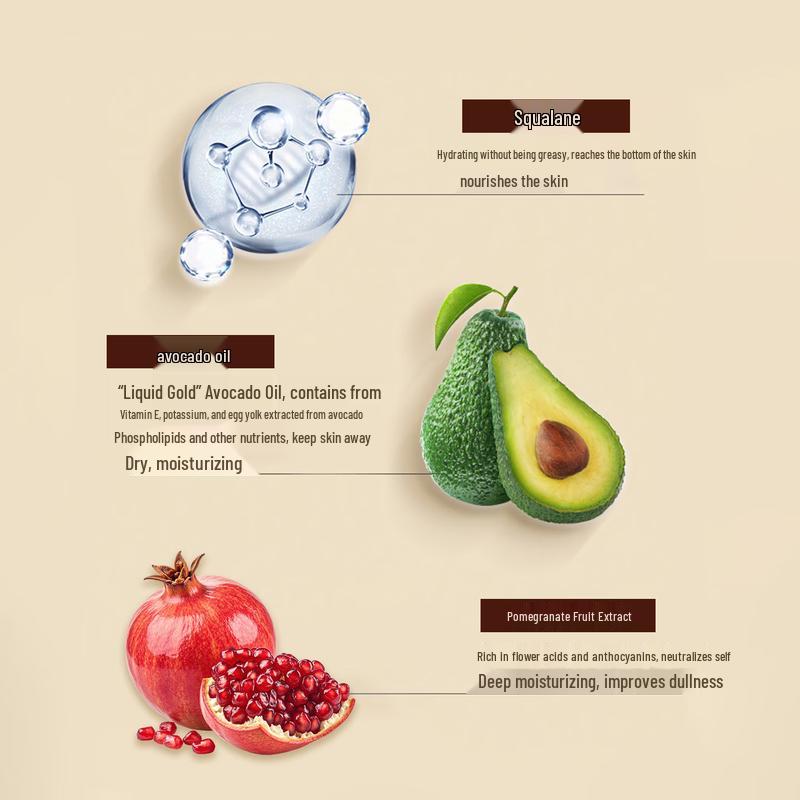 Японский красный гранат сквалан крем для рук