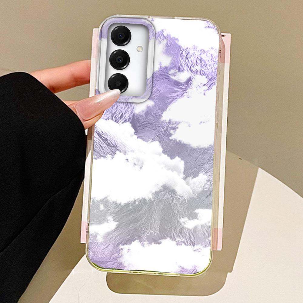 Blue White Clouds Phone Case for Samsung Galaxy A55 A07 A17 A56 A36 A26 A16 A53 A06 A14 A24 A34 A54 A15 A25 A35 A12 A13 Cover