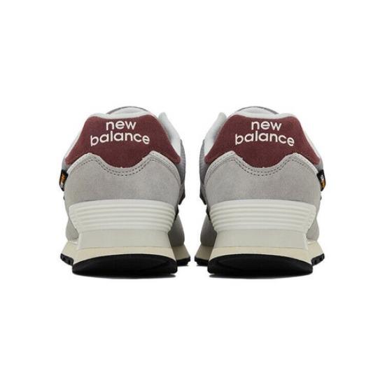 New Balance 574 Арктический серый бордовый - U574KBR