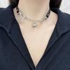 Black Bell Pendant Choker Necklace - Trendy Clavicle Chain Neck Accessory