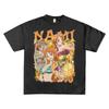 Футболка с коллажем "Разыскивается Нами" из One Piece, Кавайная Эстетика, Мужская Женская, Мягкий Хлопок, Аниме Футболка, Милая Повседневная Свободная Футболка с Короткой Рукавой