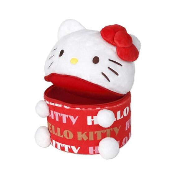 Чехол для аксессуаров Sanrio Hello Kitty, красный (логотип)