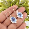 Tanzanite Gemstone 925 Sterling Silver Earrings Statement Jewelry Gift For Her EE-163-4