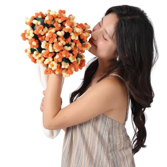 Вязаный крючком букет ромашек Вязаный крючком букет Одеяло ручной работы Цветы Плед для домашнего дивана Кровати Дивана Декор