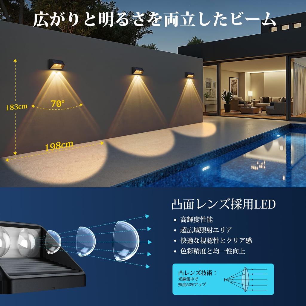 PUAIDA Солнечная Наружная Садовая Табличка с Именем IP65 Солнечные Светодиодные Фонари для Наружного Высокая Автоматическая Легкая Подходит для Наружной Передней Парковки и Изменяющаяся Набор из 2