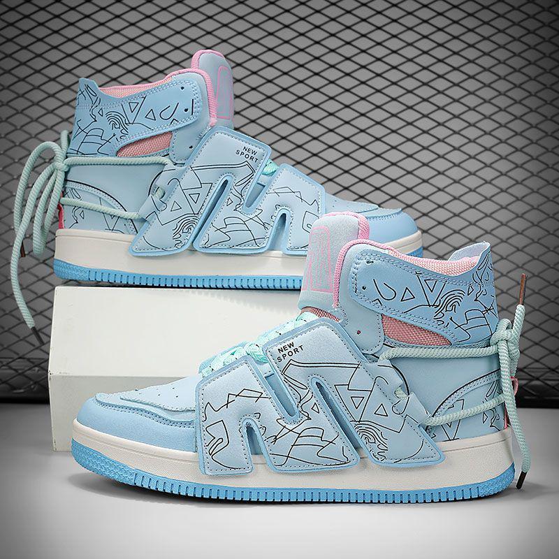 Мужские модные лоферы 2025: Дофаминовая мода Кроссовки хайтопы на толстой подошве, увеличивающие рост.