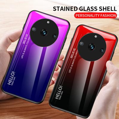 Чехол Realme11 Pro + из закаленного стекла с градиентом для OPPO Realme 11 10 9i 9 Pro Plus + чехлы для телефонов Realme10 Realme11 5G