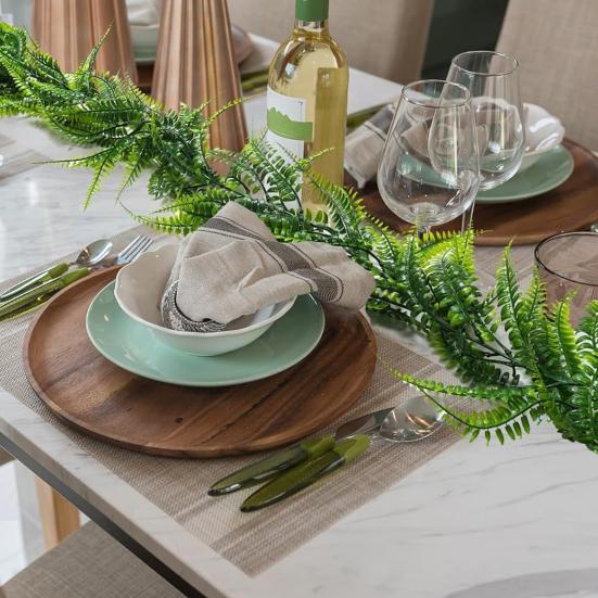 6 футов Искусственная Зелень Гирлянда Зеленая Лоза Искусственный Эвкалипт Папоротники Гирлянда