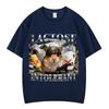 Lactose Intolerant Funny Cat Meme TShirt Unisex WoUnisex Retro Fashion Short Sleeve Tshirts Cotton Casual Cozy Hiphop T Shirts