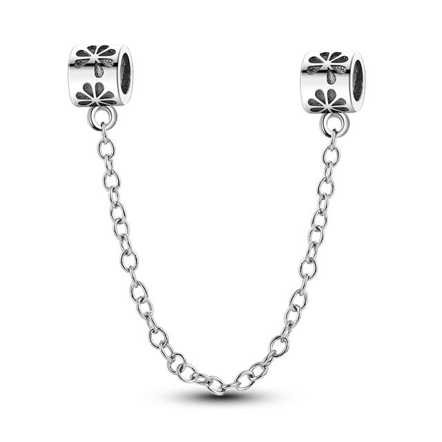 Silver Clasp 925 Silver Clip Charms Beads Stopper Fit Bracelet 925 Silver Jewelry Clip