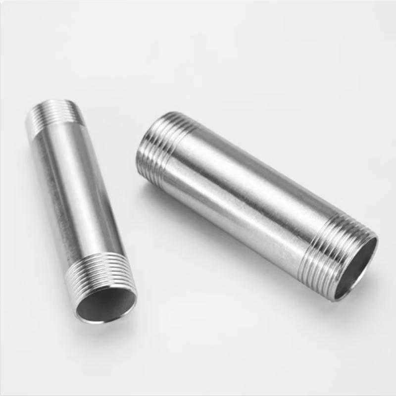 Ruoteng 304 Stainless Steel Double Male Thread Extension Pipe