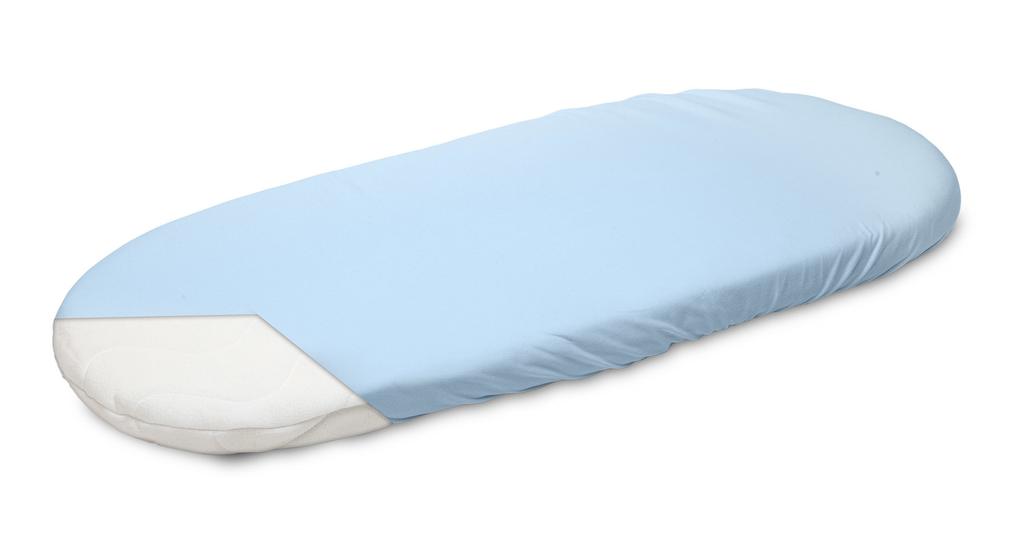 Bamboo Stroller Sheet Blue 35X75