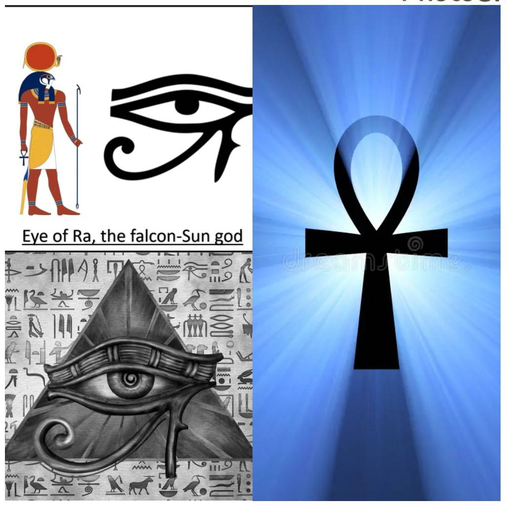 Символ Древнего Египта Анк Вечная Жизнь Крест Глаз Ра Бога Солнца Кулон Ожерелье Амулет Защитить Здоровье Ювелирные Изделия Египетские Очаровательные Аксессуары