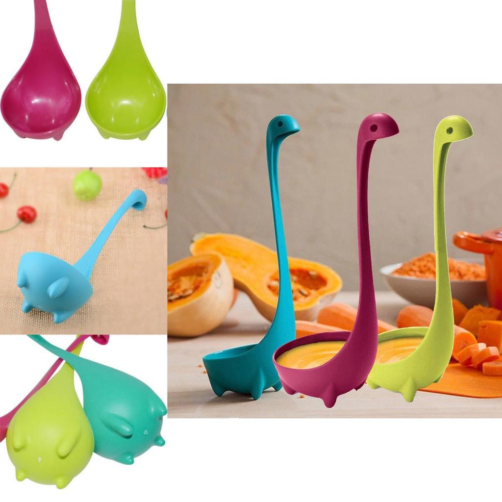 Половник для супа «Динозавр» премиального качества, ложка «Несси», универсальный кухонный аксессуар