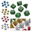 New 7-Die Polyhedral Glitter Game Accessory Dice Set Iidescent