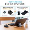 Sanwa Direct Wireless Mouse Rechargeable Quiet Type-C Type-A 5 Buttons (Equipped with Back/Forward Buttons) DPI Switching Smartphone Stand & Pouch Inc