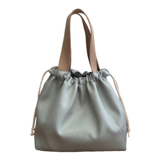 Портативная сумка для ланча на шнурке с ручкой, большой вместимости, многоцелевая, водонепроницаемая, сумка для хранения, переноска для бенто-бокса