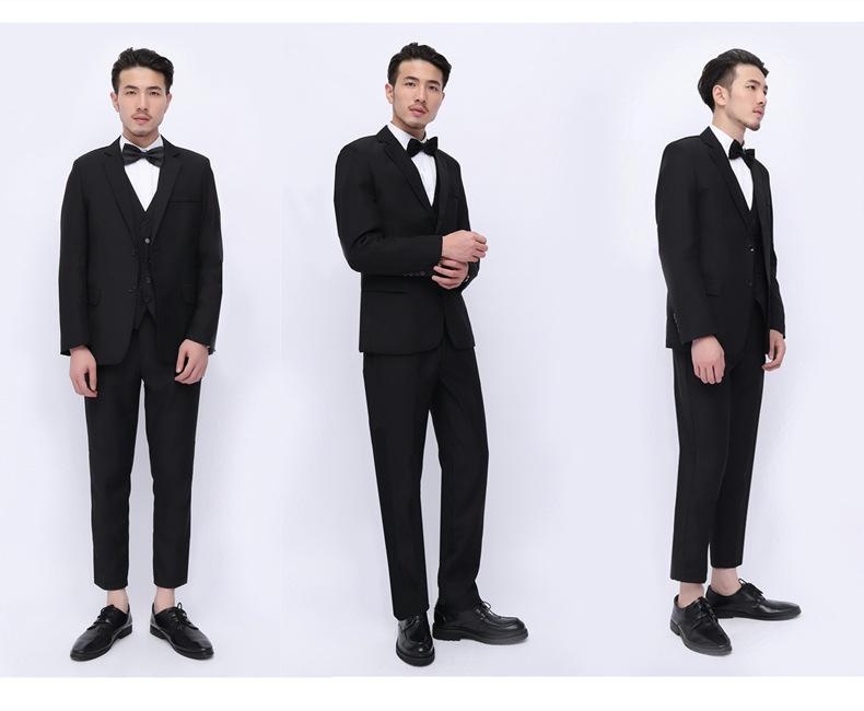 Men's Slim Fit Business Casual Suit Jacket - Solid Color for Work or Interviews