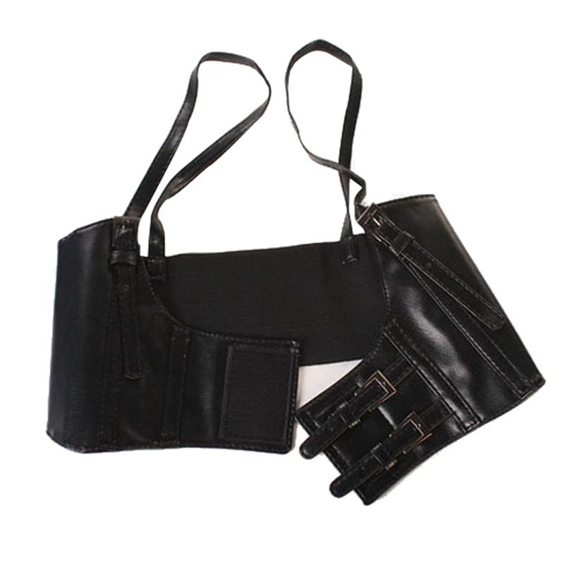 Ladies Simple Four Seasons Super Wide Vest Elastic Strap Girdle Simple All-Match Casual Elegant Lady Belts