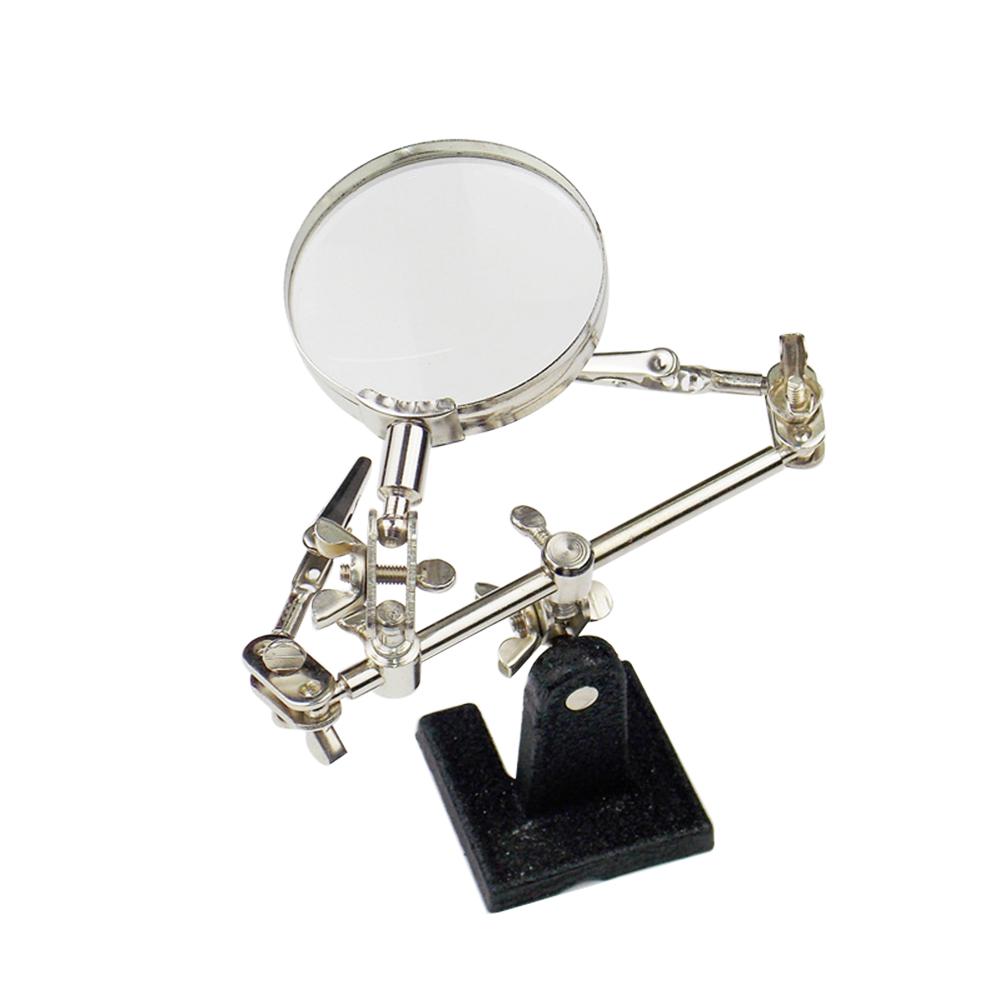 Качественные товары лупа 3 в 1, вспомогательный зажим, лупа