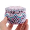 Drum-shaped Tin Box Party Supply Storage Case Durable Candy Cookie Box