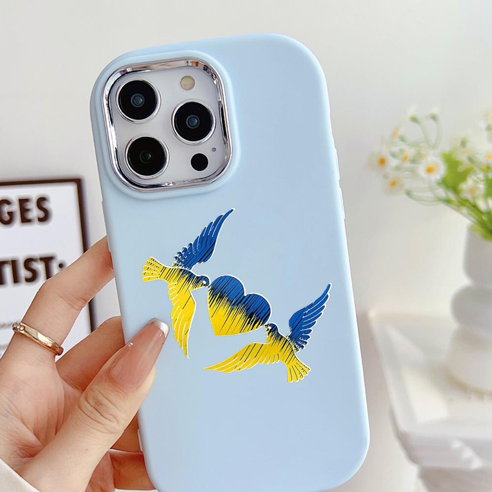 LZ27 Мягкий чехол для телефона с национальным гербом и сердцем для Samsung S24 Ultra S23 Plus S21 FE A16 A54 A34 A05s Infinix Hot 40 30i, защитный противоударный чехол для объектива