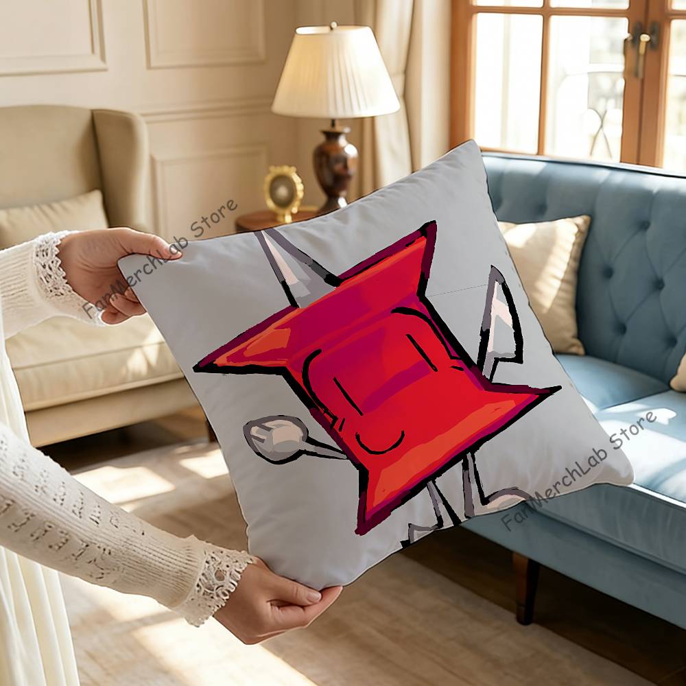 BFDI BBattle for Dream IslandS Pillowcase Pillowslip Cushion Plush Boys Girls Cartoon Anime Kawaii Decoration Birthday Gifts
