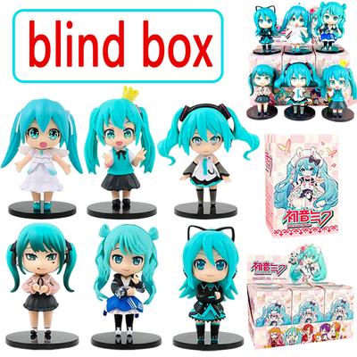 Новая серия Hatsune Miku Q Version, поколение Поколение, Слепой бокс, детская игрушка, коллекция, подарок на день рождения/Рождество/Хэллоуин