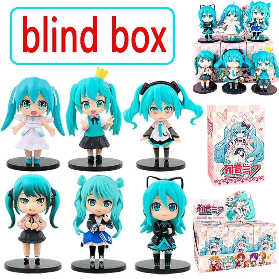 Новая серия Hatsune Miku Q Version, поколение Поколение, Слепой бокс, детская игрушка, коллекция, подарок на день рождения/Рождество/Хэллоуин